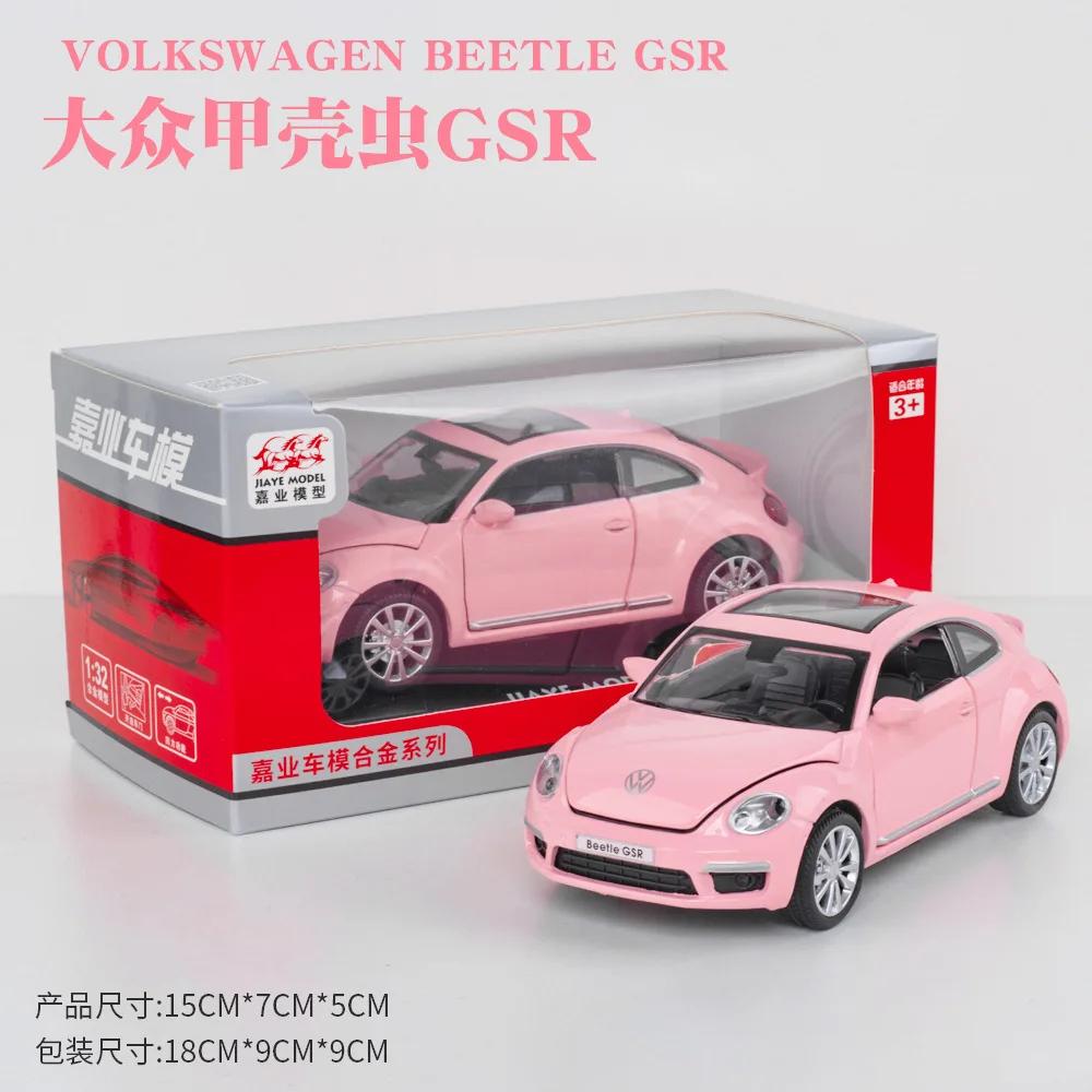 

1:32 Volkswagen Beetle GSR Модель Автомобіля Зворотний Хід Сплав Литий Вуличні Металеві Комерційні Авто Модель Дитяча Іграшка A134