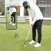 Golf Phone Holder with Bluetooth-compatible Remote Control 360 Degrees Retractable Silicone Leg Tripod Live Streaming Cell Phone Stand Bracket