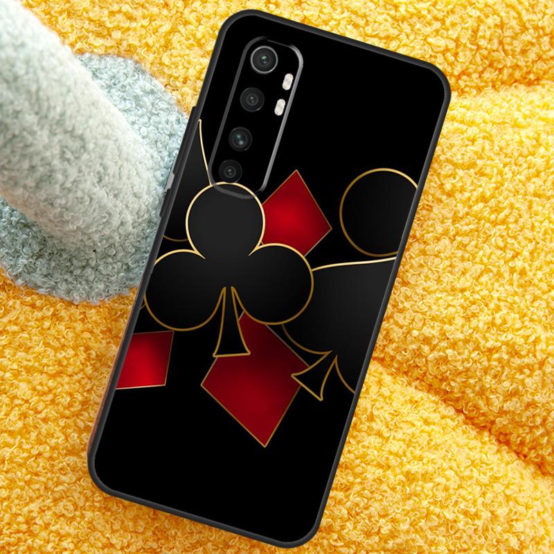 Poker Playing Card Case For POCO X3 X4 X5 F5 Pro M5s C40 F4 GT F3 Cover For Xiaomi 12T 11T Pro 12 13 Lite 12X