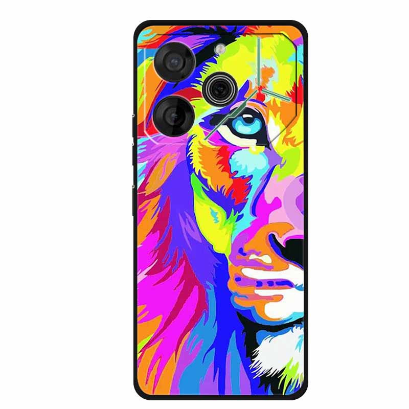 For Tecno Pova 6 Case Luxury TPU Soft Silicone Phone Cases Back Cover for Tecno Pova6 2024 6.78" Shockproof Love New Cute Coque