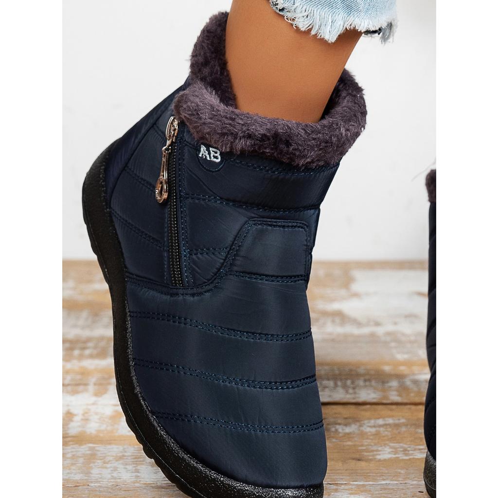 Women's Comfortable Winter Boots with Plush, Soft Soles for Outdoor Warmth, Suitable for All Seasons