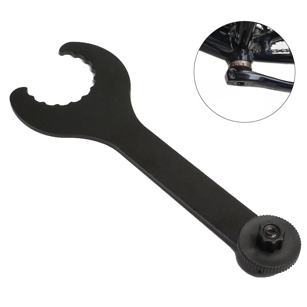 Integrated Central Shaft Wrench Stainless Steel Bike Single Head Spanner Mountain Bicycles Road Cycling Riding Tools