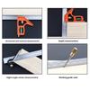 Stainless Steel 90/45 Degree Ruler High Precision Adjustable Combination Square Ruler Multi-Angle Measuring Tool for Woodworking