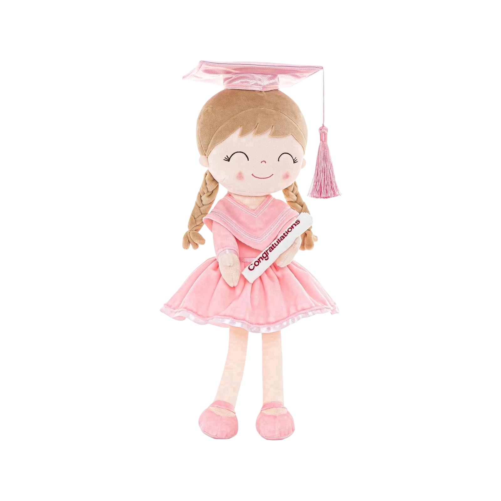 

Graduation Doll - A Keepsake For Girls, A Personalized Gift Suitable For Kindergarten, High School, And College Graduations. One Size рожевий
