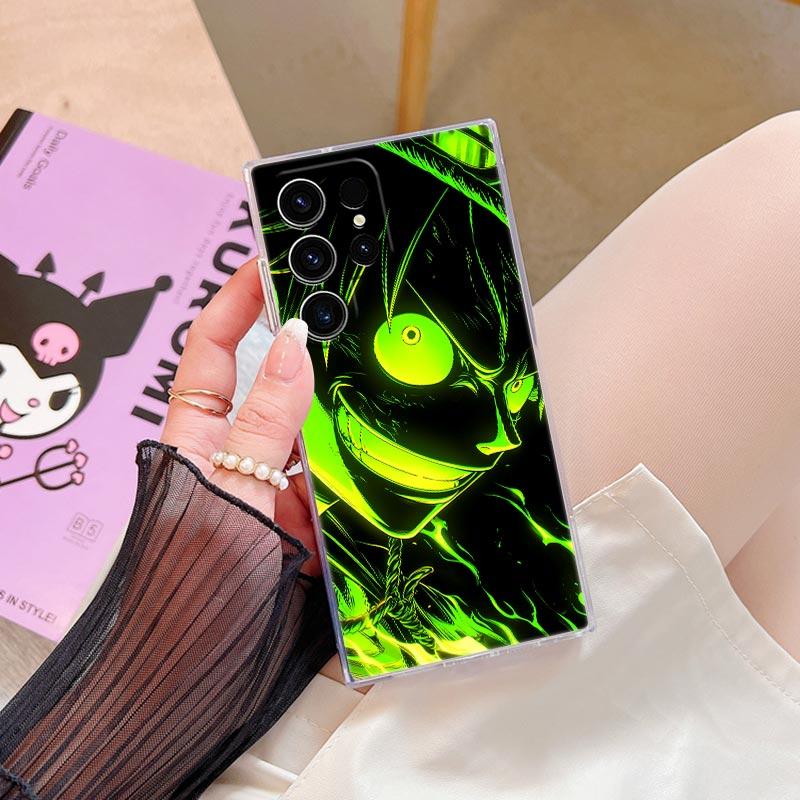 Anime O-One Pieces S26Ultra Case Coque For Samsung Galaxy S25 S26 S24 S23 Ultra S22 S20 Plus S21 S25 FE A57 5G Clear Phone Cover