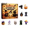 Collectibles for Sand Table Landscaping Halloween Advent Calendar with 9 Mini Resin Figures Day Spooky Countdown Miniature Horror Theme Ornaments To