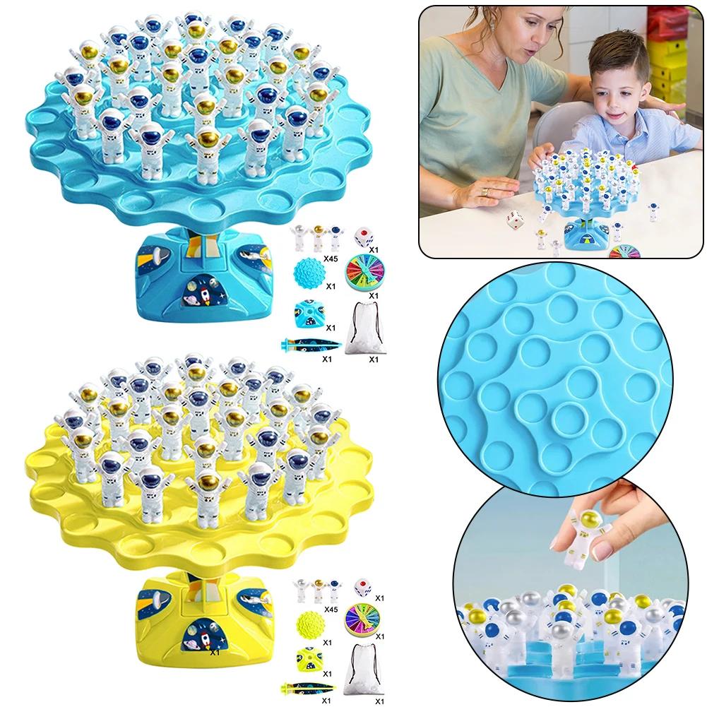 Spaceman Balance Tree Toy Set Children's Balance Match Game Toys Kids Balancing Board Gifts Parent-Child Interaction Table Games