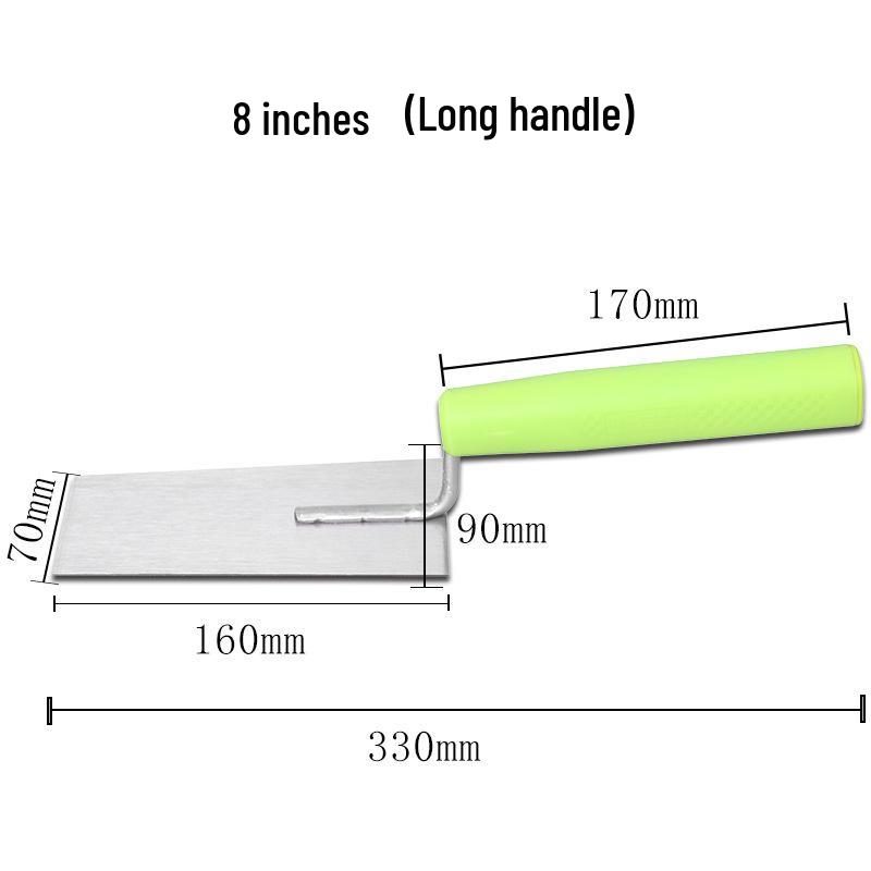 Plastic Handle Bricklaying & Mortar Trowel – 3, 4, 5, 6 Inch Square Masonry Tile Laying Tools