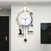 Fashion Swing Wall Clocks Living Room Storage Wall Watch Bedroom Modern Simple Silent Clock Luxury Home Decoration Accessories