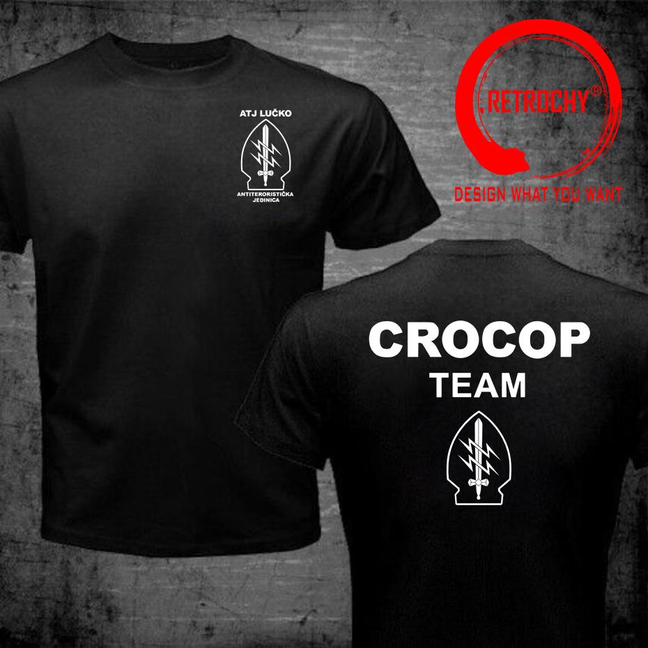 ATJ LUCKO Kroatische Spezialeinheit zur Terrorismusbekämpfung T-Shirt Unisex T-Shirt Unisex Kurzarm Oberteile T-Shirt Sommer Baumwoll-T-Shirt