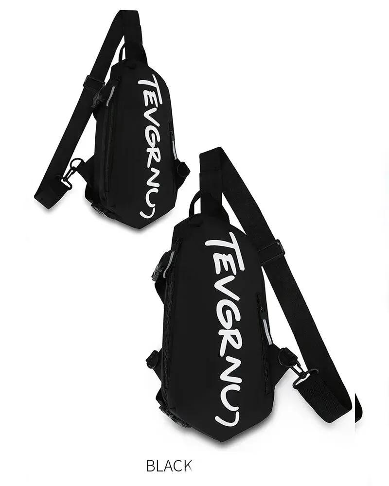 

Nylon Chest Bag Trendy and Fashionable Women s Shoulder Bag Sports and Leisure Men s Oblique Straddle Bag