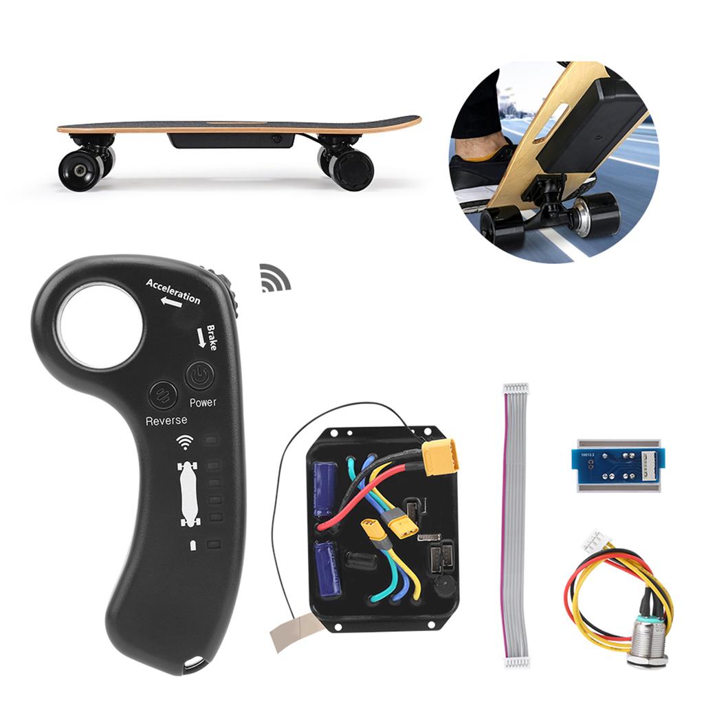 36V Double Drive Remote Control Electric Four Wheel Scooter Controller Hub Combination Kit