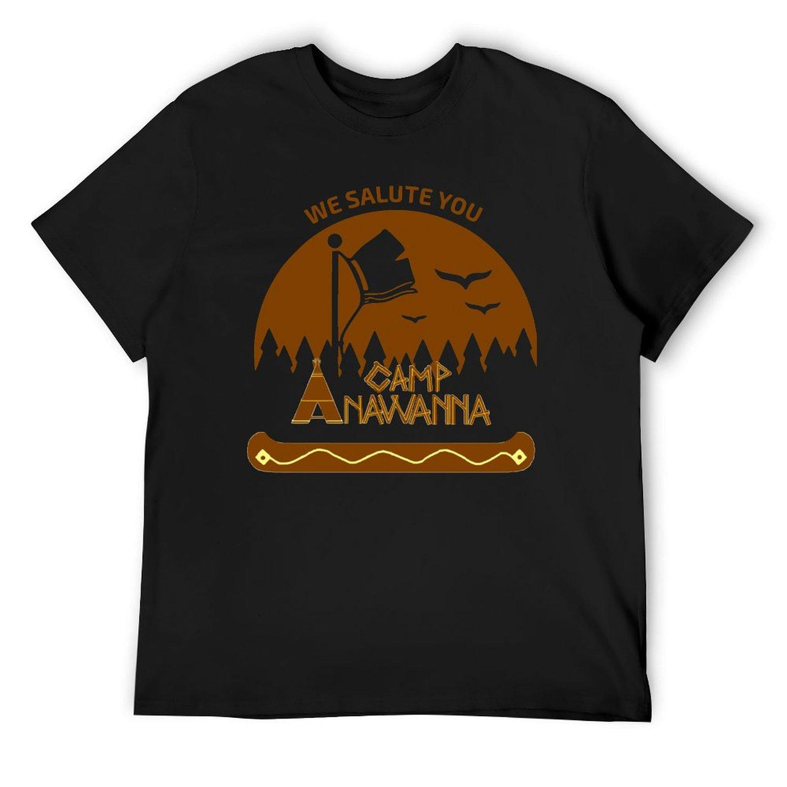 

Camp Anawanna We Salute You T-Shirt customs design your own tops t shirts men 4XL