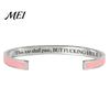 Inspirational Bracelet This Too Shall Pass Mantra Cuff Bracelet, Adjustable Engraved Motivational Gift for Encouragement Bangle Hidden Information