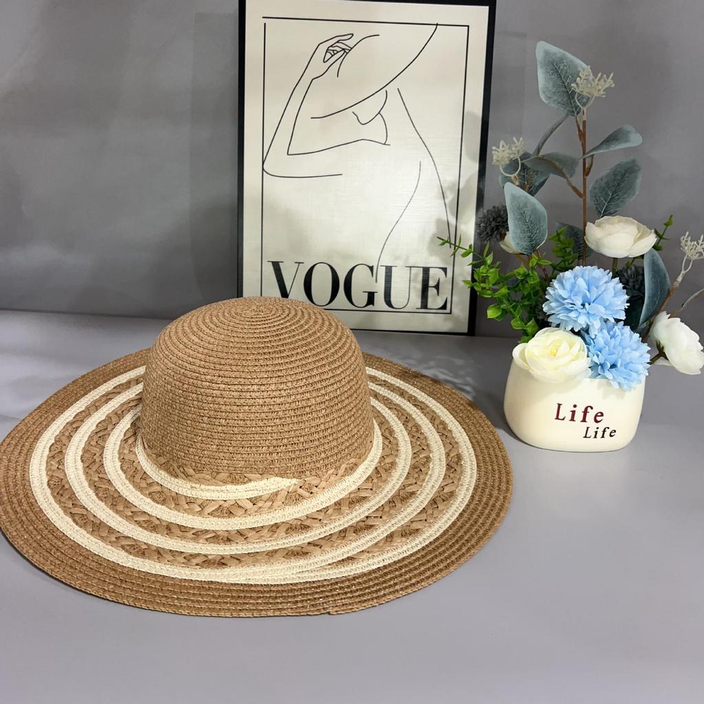 2024 Straw Hat & Handbag Set - Outdoor Travel, Sun Protection, Versatile High-End Fashion with Large Brim.