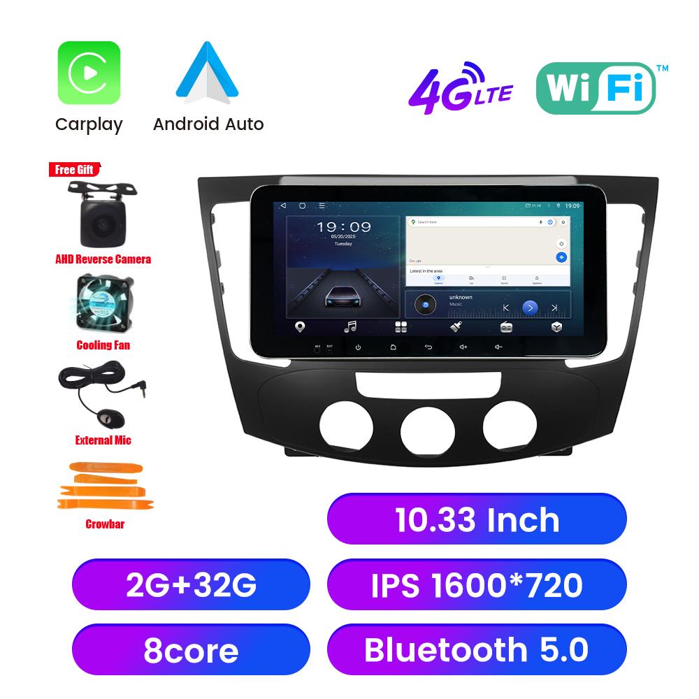 10.33" Android Car Radio For Hyundai Sonata 2009-2011 GPS Navigation Multimedia Video Player Carplay Android Auto Stereo