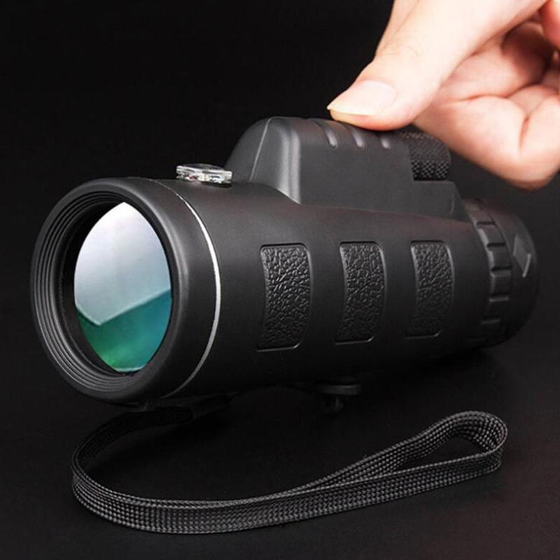 Monocular Telescope 40X60 High Power HD Monocular with Smartphone Holder & Tripod Waterproof Monocular for Bird Watching