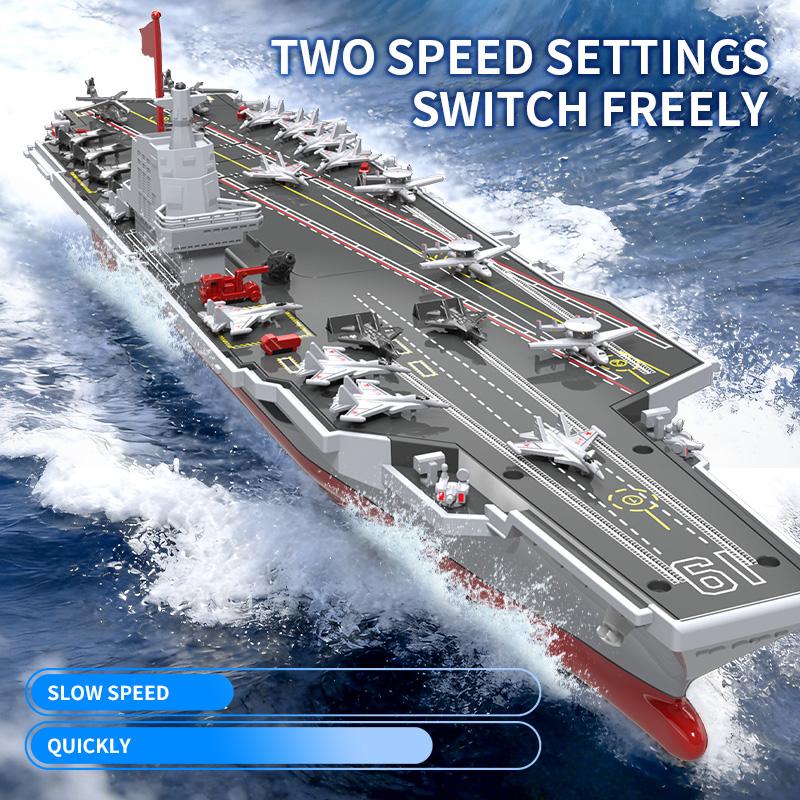 New 2.4G Wireless Control Simulation Remote Control Ship Water Ship Model Children's Electric Toy Birthday Gift