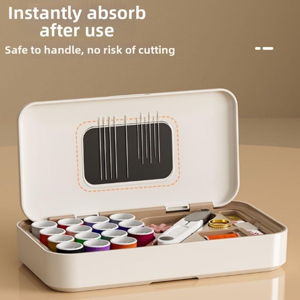 Multifunctional Sewing Tool Kit Magnetic Needle And Thread Kit Needle Thread Box  Emergency Repair