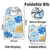 with Crumb Catcher Senior Citizens Feeding Bibs Large Clothing Protector  for Elderly Women