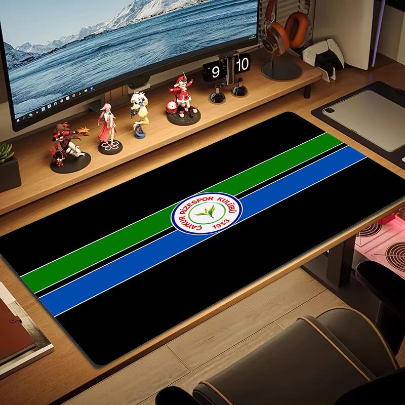Caykur Rizespor Color Mouse Pad Large Gaming Table Cushion Non-slip Laptop Tablet Big Mousepad XXL Mat Mini PC Playmat With Lock edge