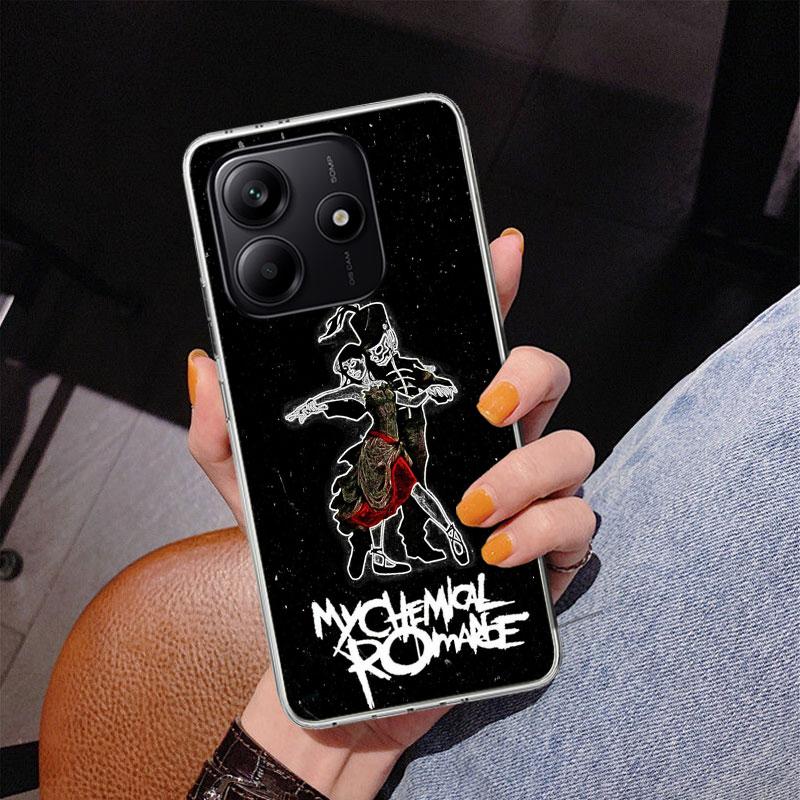 My Chemical Romance MCR Phone Case For Xiaomi Redmi Note 15 14 13 12S 12 11 Pro Plus 14S 11S 11E 10 10S 11T 5G Personalized Cove