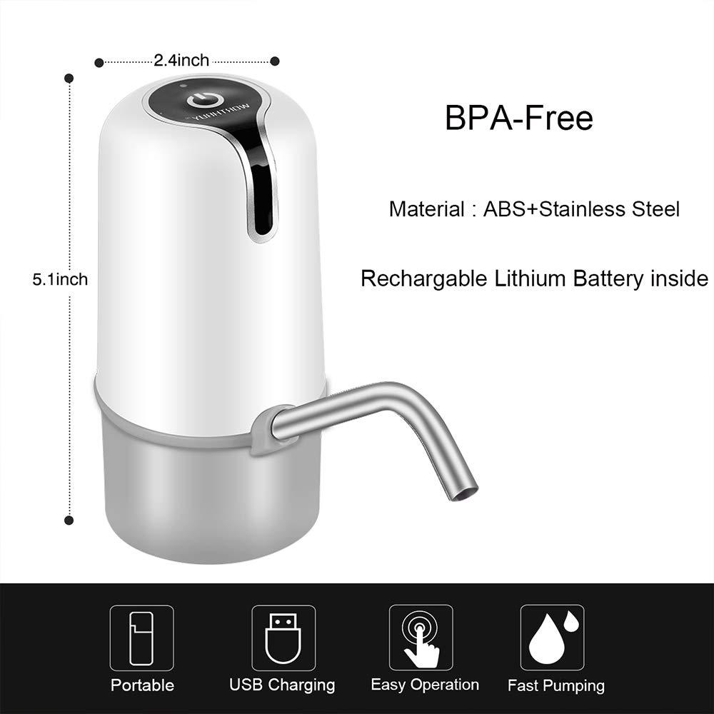 304 Stainless Steel Electric Automatic Water Dispenser Portable Gallon Drinking Bottle Switch Smart Wireless Water Pump Water Appliances