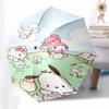 1pc Hello Kitty,My Melody Automatic Umbrella-Foldable, Durable 8-Bone Design, Compact and Stylish, Great for Camping, Halloween, Christmas,