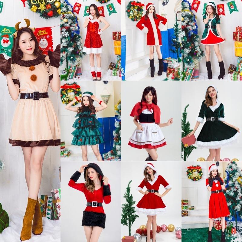 Christmas Little Red Riding Hood Christmas Red Dress Adult Christmas Dress Christmas Performance Costume