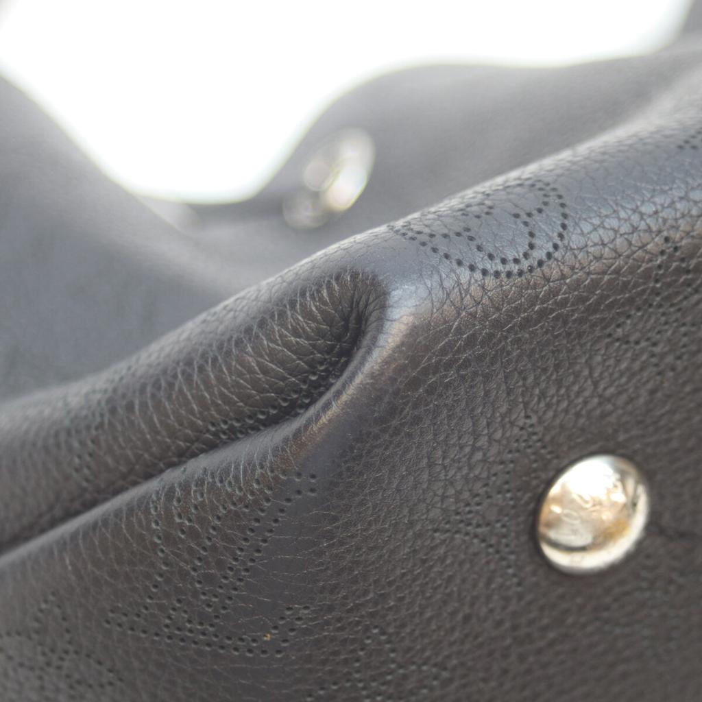 Louis Vuitton 20 Years M57070 Black Mahina Bella Shoulder Bag MahinaUsed