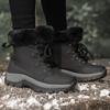 High-top Velvet Thickened Cold-proof and Warm Cotton Shoes Outdoor Non-slip and Wear-resistant Mountaineering Boots Snow Boots