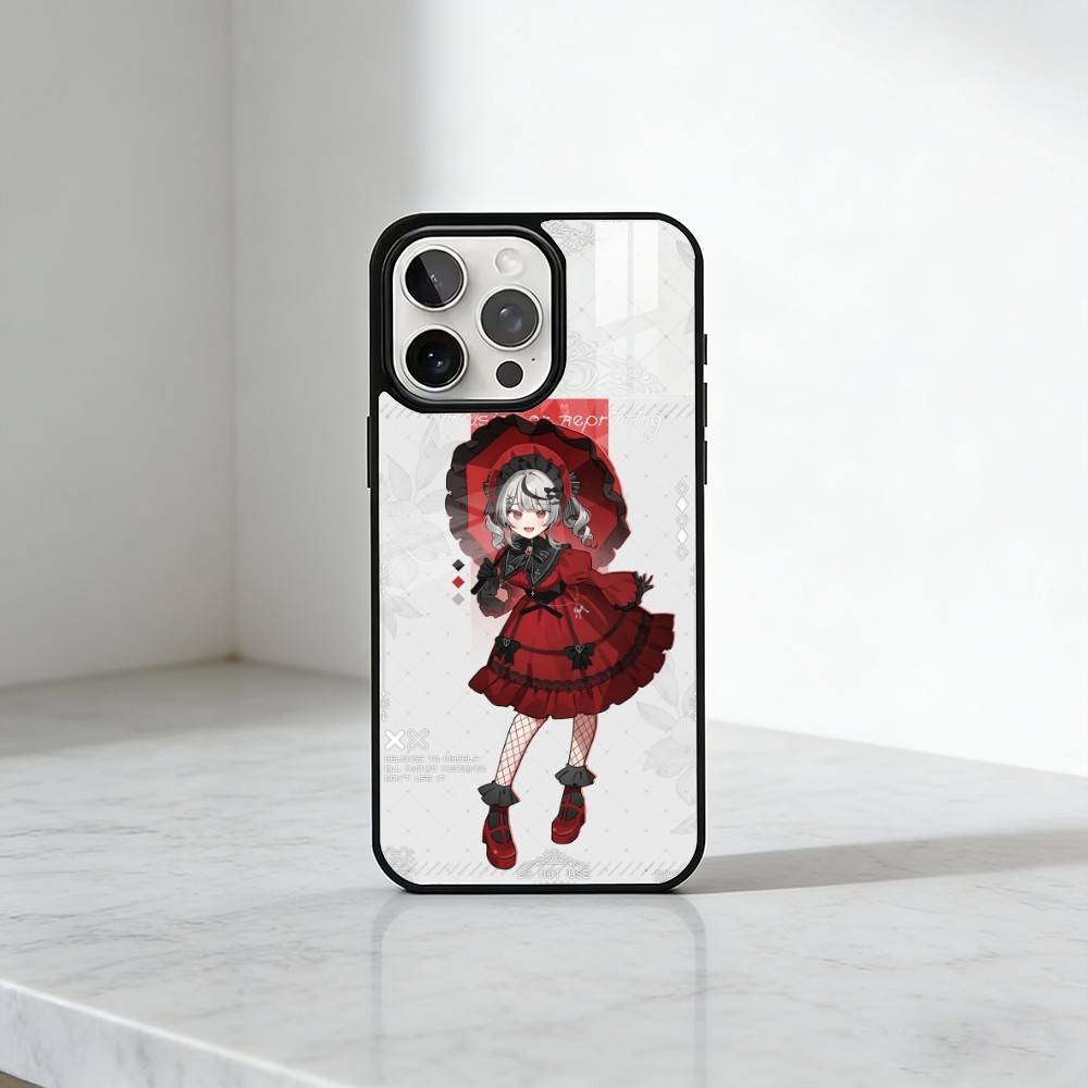 

Virtual Singer Sakamata Chloe Holo Phone Case For iPhone17,16,15,14,13 Plus,Pro Max Magnetic For Magsafe Wireless Charging iPhone15Plus