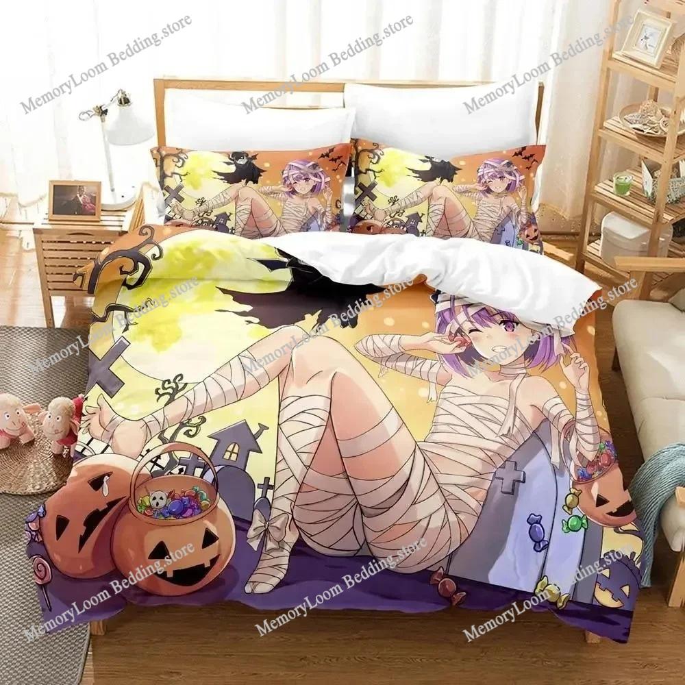Mummy Girls Modern Bedding Set Single-Twin-Full-Queen-King Size Adult Kid Bedroom Breathable Duvet Cover 3D Print Vibrant Anime
