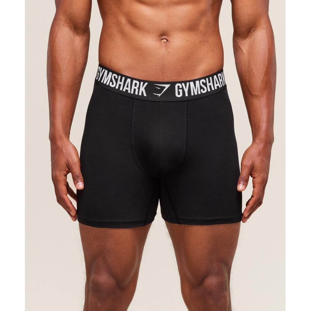 

Gymshark Long Boxer Brief 3pk Denim Grey Titanium Blue Black A5a8c Udc6 3XL