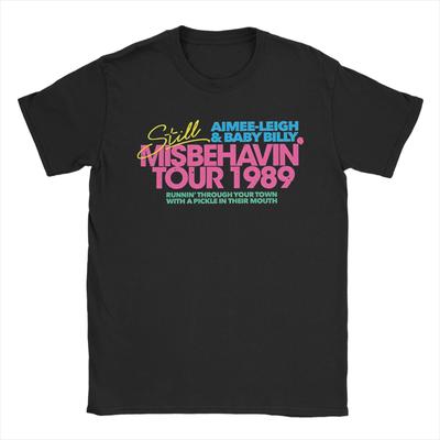 Righteous Gemstones Misbehavin T-Shirts für Herren Billy Vintage 100% Baumwoll-Tees O-Ausschnitt Kurzarm-T-Shirt Party-Merch