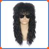 Fashion European Men's Wig Curly Long Wig HW2021
