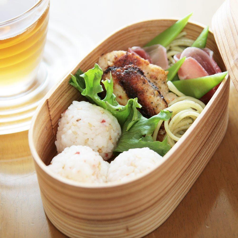 Made in Japan, Japanese Cedar Bento Box, Oval, Magewappa, Approx. 500ml