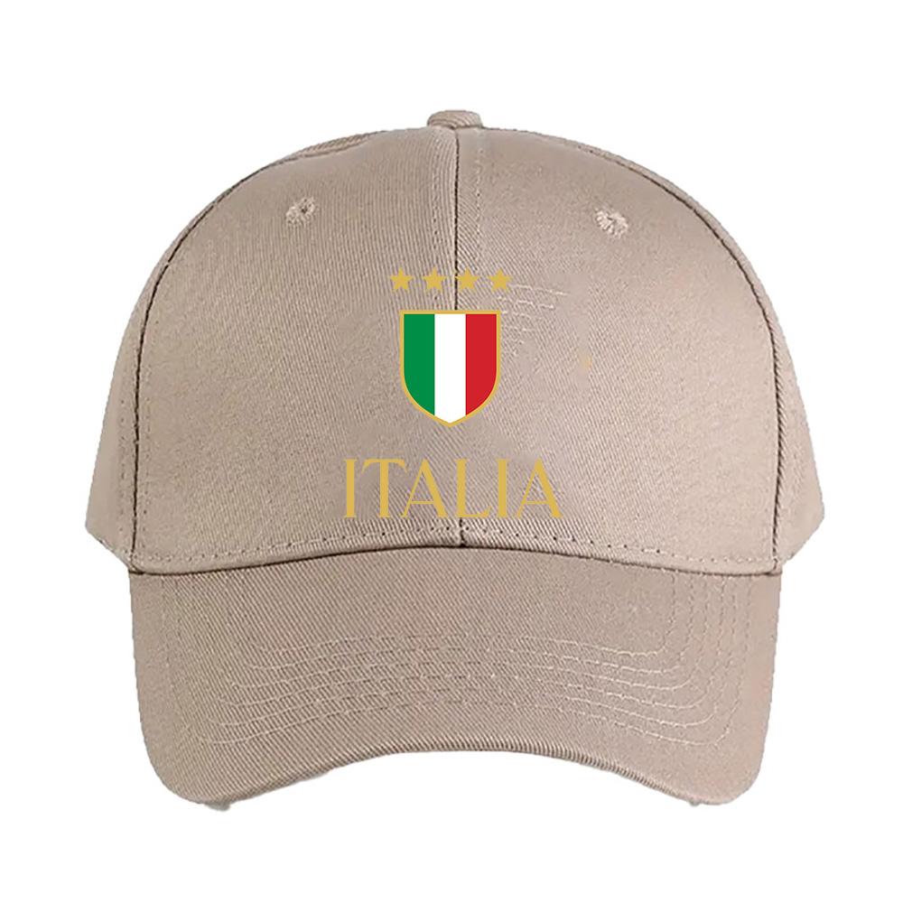 Italia Cap Summer Woman Man Adult Hat Fashion Casual Adjustable Printed Baseball Caps Trucker Cap Outdoors