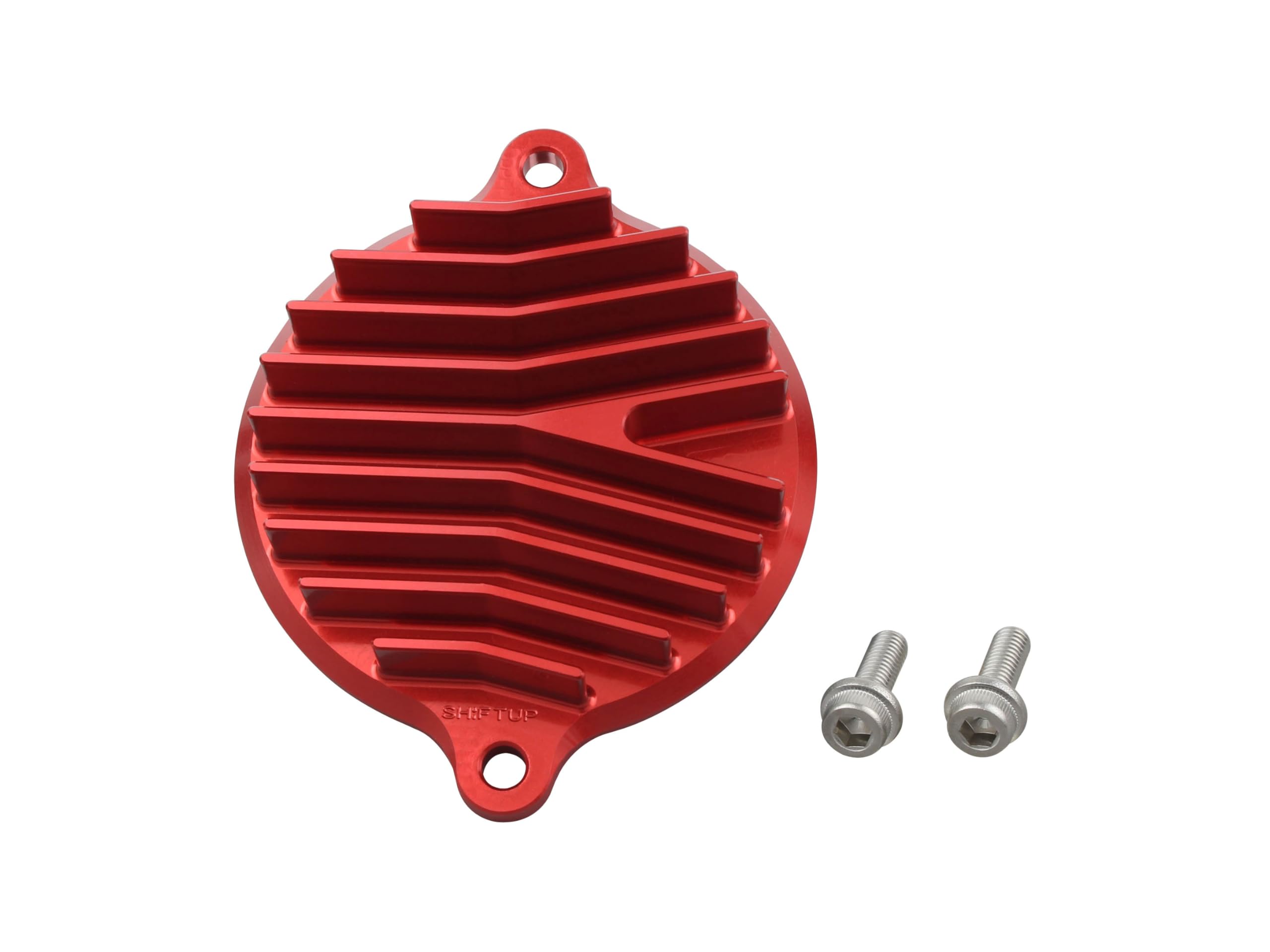 

SHIFT UP Motorcycle Equipment Engine Billet Big Fin Cam Cover Monkey 125 (19-25) [JB02/JB03/B05] червоний