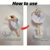 Adorable Ballerina Statue, Made of PVC Material, Requires No Electricity - Perfect for Decorating Home Living Room, Bedroom, Off