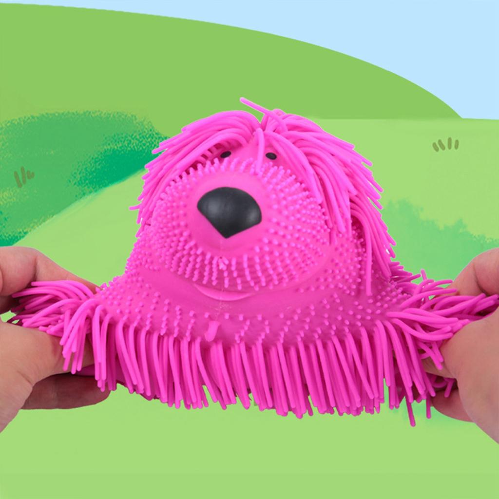 Soft Plush Dog Toy Filled With For A Fun, Bouncy, Soft And Comfortable Experience That Relieves Anxiety.