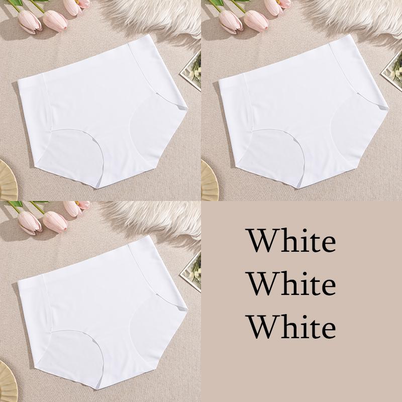 

3 шт./компл. Сексуальные бесшовные трусики Удобные мягкие интимные женские трусики Женское нижнее белье Трусы из ледяного шелка Слипы XXL&Set