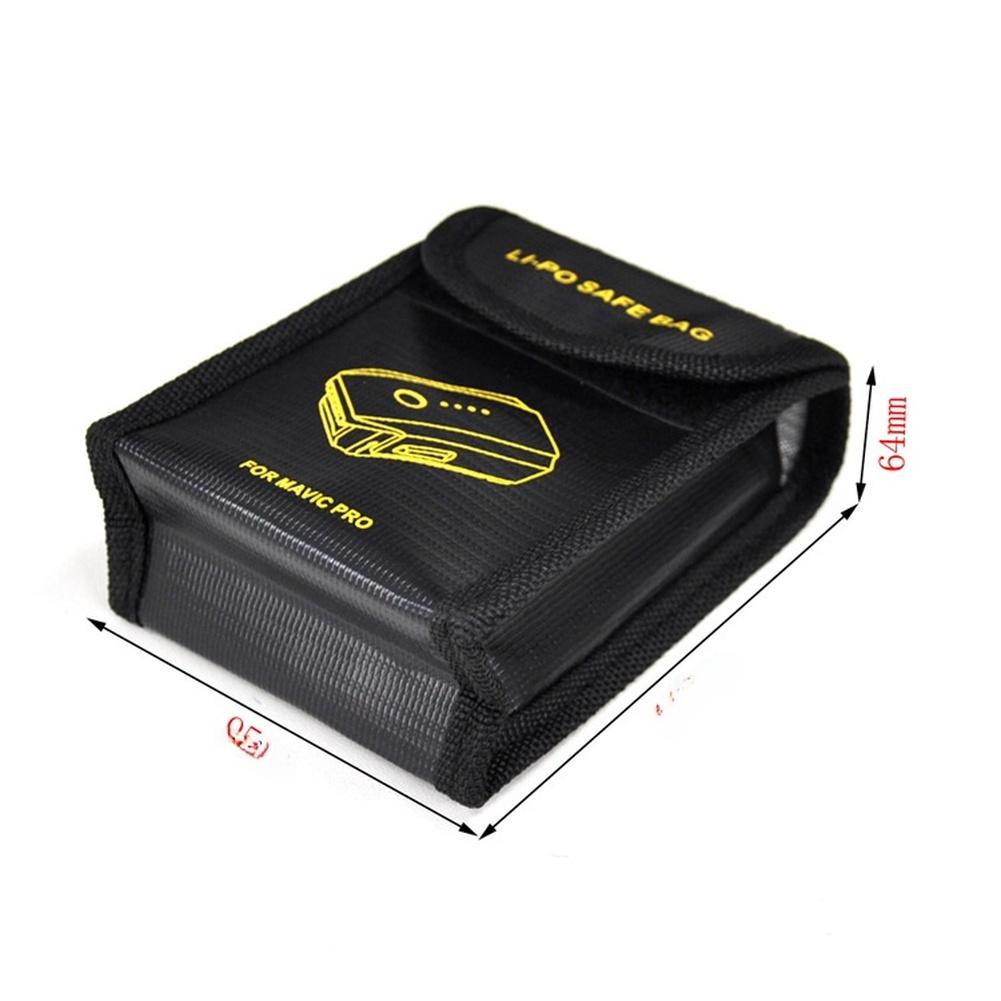 Lithium Battery Explosion Proof Bag LI-PO Safe Bag For RC Models Safe Charging Pouch 115*95*64mm Batteries Safe Charging Storage