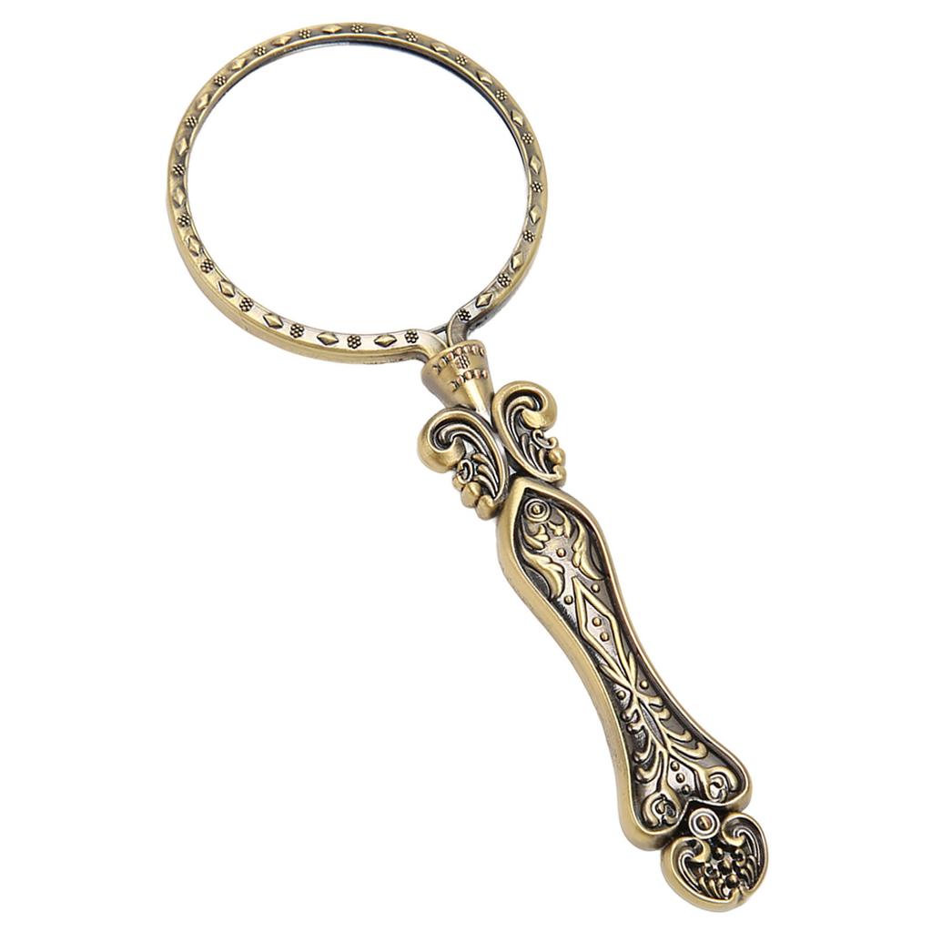 3X Retro Lupa Ruční Přenosná Vynikající Lupa pro Studenty Seniory Čtení