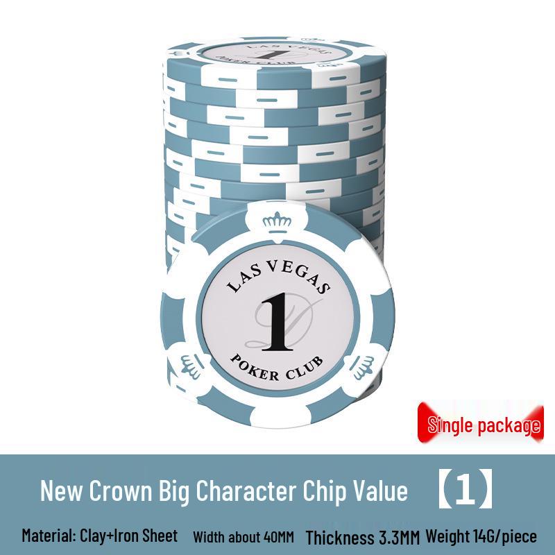 Chips Card Room Unique Mahjong & Poker Clay Chips Set