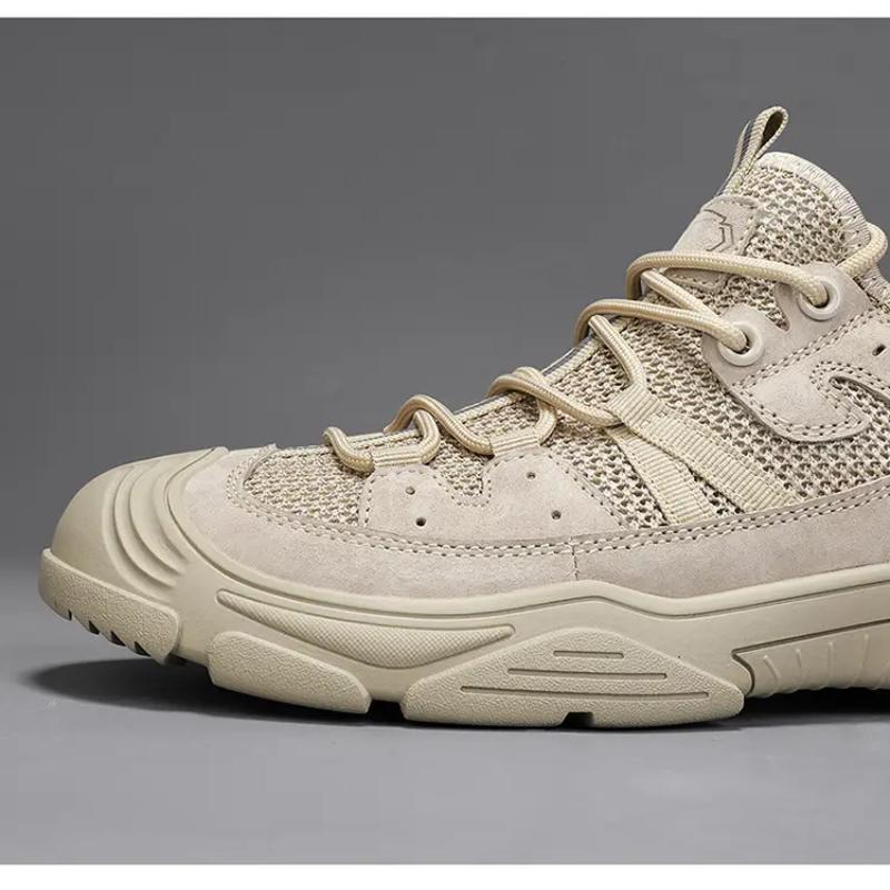 Men's Leather Casual Shoes Outdoor Breathable Sneakers for Men