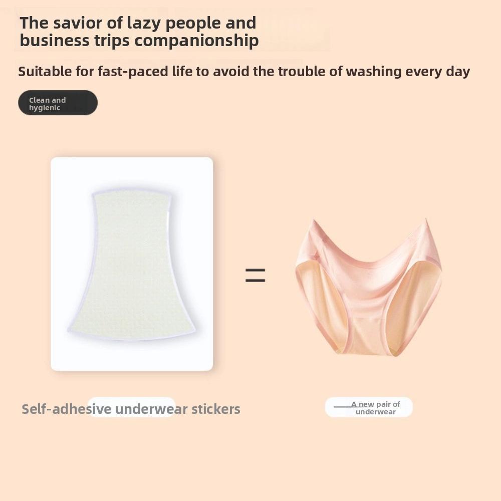 12Pcs Seamless Underwear Briefs Stickers Traceless Underpants Patch for Women Travel Outdoor