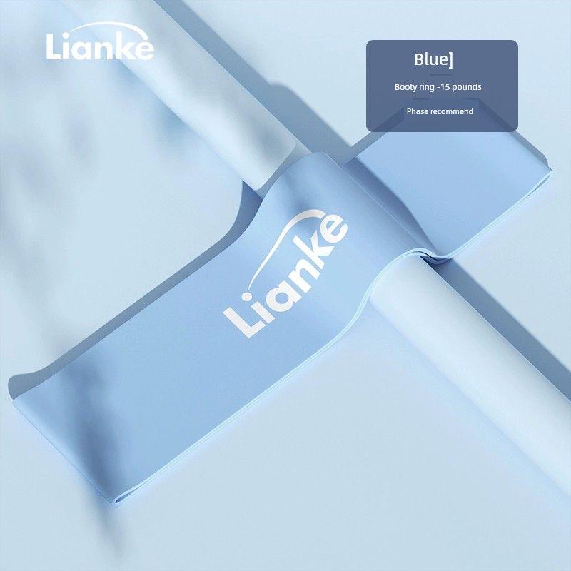 

Lianke Elastic Force Circle Fitness Latex Yoga Belt for Men and Women Blue 15 Pounds
