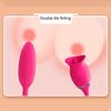 2 In 1 G-Spot Clitoral Tongue Licking Vibrator With Vibrating Egg Clitoris Stimulator Nipples Clit Sex Toys For Women Adults 18
