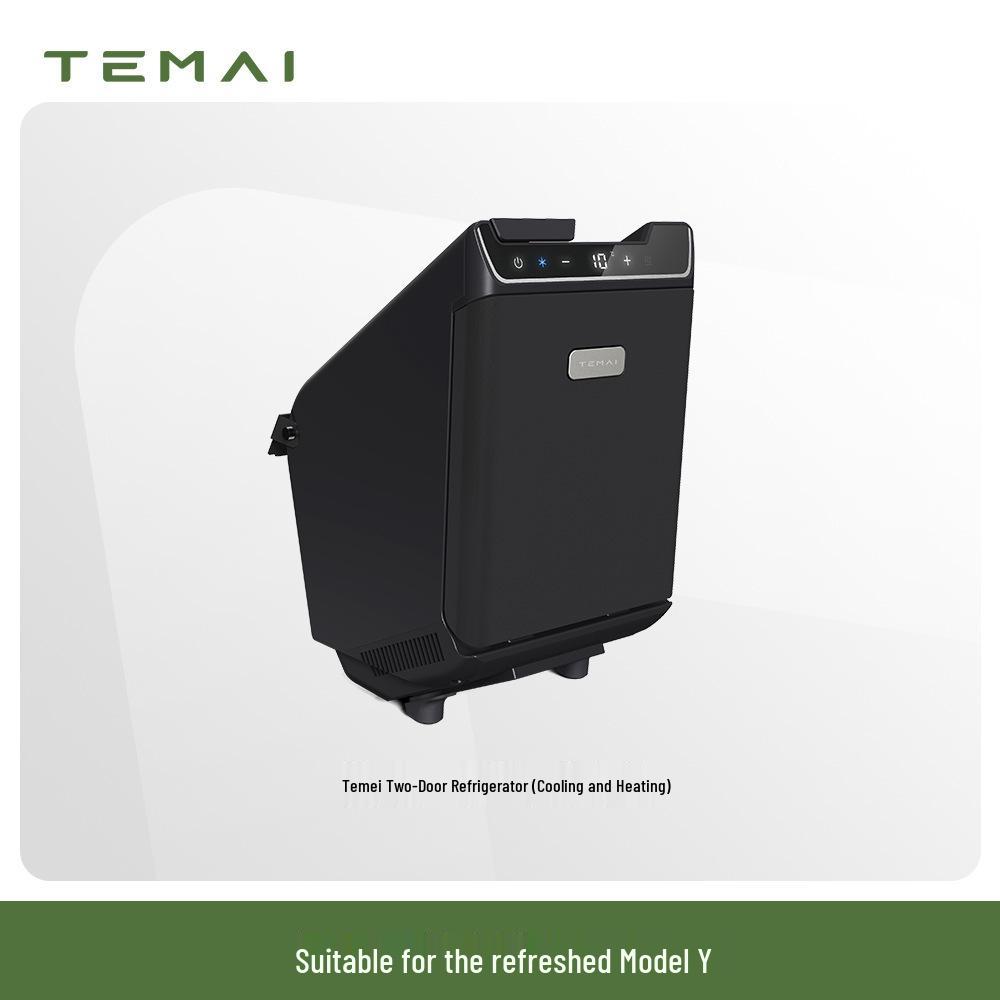 

2025 Tesla Model Y Rear Seat Car Refrigerator for Outdoor Camping with Semiconductor Cooling